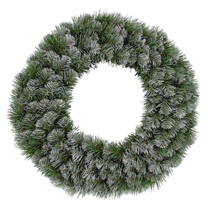 Colorado Kerstkrans - Ø60 cm - Frosted Green, Diversen, Kerst, Nieuw, Verzenden