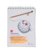 HEMA Schetsboek met spiraal A4 120gr, Hobby en Vrije tijd, Verzenden, Nieuw