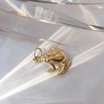Gouden hanger van een kikkertje (kikker hanger), Ophalen of Verzenden, Gebruikt, Goud, Overige merken