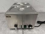 RVS Bain marie 2 x 1/2 GN 230V Horeca, Ophalen of Verzenden, Nieuw in verpakking