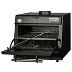 Houtskooloven-BBQ, GN 1/1 (60 Kg/h)/Zwart, Verzenden, Nieuw in verpakking