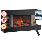 Elektrische haard LIZ - Elektrische wandhaard met verwarming, Huis en Inrichting, Kachels, Verzenden, Nieuw