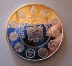 Ecuador. 5000 sucres de plata de serie encuentro de dos