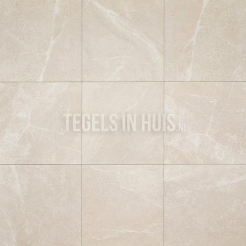 Vloertegel / wandtegel pietra bo beige mat 100x100, Doe-het-zelf en Verbouw, Tegels, Vloertegels, Nieuw, 10 m² of meer, Keramiek