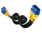 Autool 16 Pins OBD2 Nylon Verlengkabel 60 cm, Verzenden, Nieuw