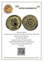 Romeinse Rijk. Crispus (317-326 n.Chr.). Follis Siscia mint,