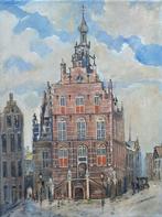 Hollandse school (XX) - Een straat in Amsterdam, Antiek en Kunst