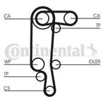 CONTITECH distributieriem set + waterpomp CT957WP3 VW GOL..., Ophalen of Verzenden, Nieuw