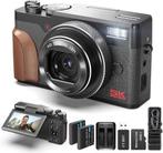 Digitale Camera 4K & 56MP - Vlog Camera met 2 Batterijen -, Audio, Tv en Foto, Fotocamera's Digitaal, Verzenden, Nieuw