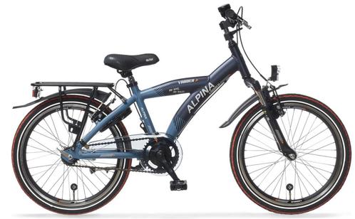 Alpina Yabber jongensfiets 22 Stone Blue Matt - Navy Blue M, Fietsen en Brommers, Fietsen | Kinderfietsjes, Nieuw, Verzenden