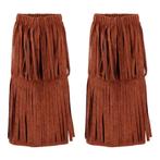 Bruine Beenwarmers Franje, Verzenden, Nieuw