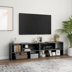 vidaXL Tv-meubel 149x30x52 cm bewerkt hout hoogglans grijs, Huis en Inrichting, Kasten | Televisiemeubels, 100 tot 150 cm, Verzenden