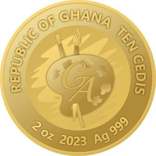 Ghana. 10 Cedis 2023 Judith and the Head of Holofernes -, Postzegels en Munten, Munten | Europa | Niet-Euromunten