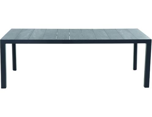Siena Garden Silva tuintafel aluminium/keramiek antraciet, Tuin en Terras, Tuintafels, Ophalen of Verzenden
