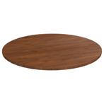 vidaXL Tafelblad rond Ø90x1,5 cm bewerkt massief eikenhout, Huis en Inrichting, Tafels | Eettafels, Verzenden, Nieuw