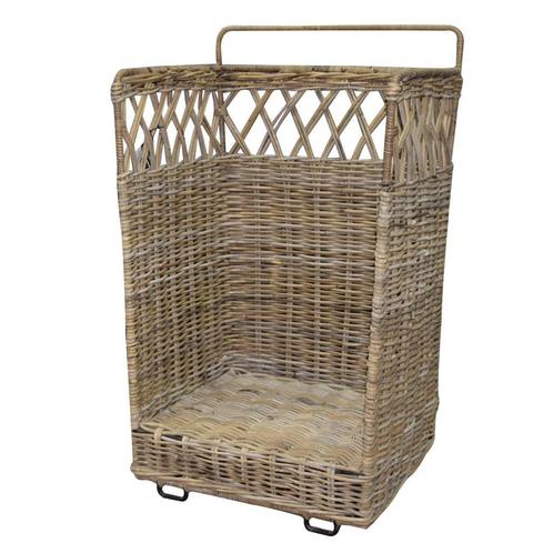 Mauris rotan mand voor hout 40x40xH100cm, Tuin en Terras, Tuinmeubel-accessoires, Nieuw, Ophalen of Verzenden