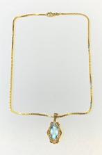 Ketting met hanger - 18 karaat Geel goud -  6.56ct. tw.