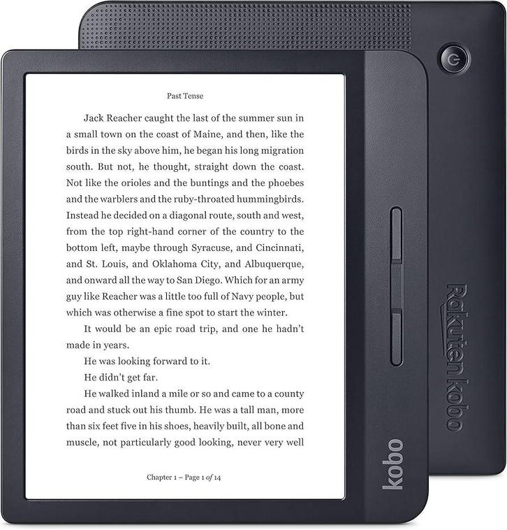 Kobo Libra H2O E-reader 7 Inch - Zwart (In doos), Computers en Software, E-readers, Zo goed als nieuw, Verzenden