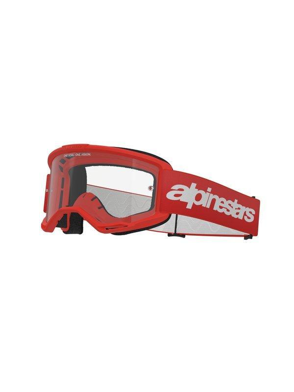 Alpinestars Goggle Vision 3 WORDMARK Red/ Clear, Motoren, Kleding | Motorkleding, Verzenden