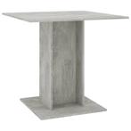 Eettafel 80x80x75 cm spaanplaat betongrijs (Tafels), Huis en Inrichting, Complete inboedels, Verzenden