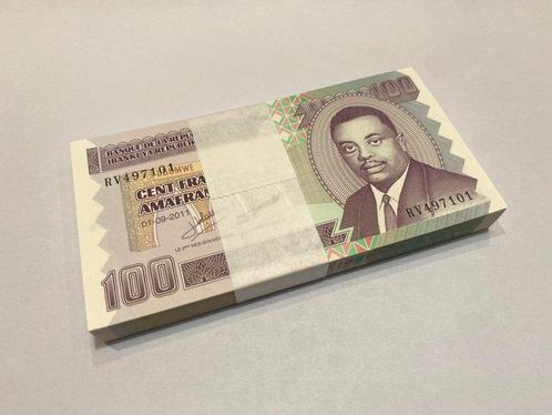 Burundi. - 100 x 100 Francs - 2011 - Pick 44 B (Zonder, Postzegels en Munten, Munten | Nederland