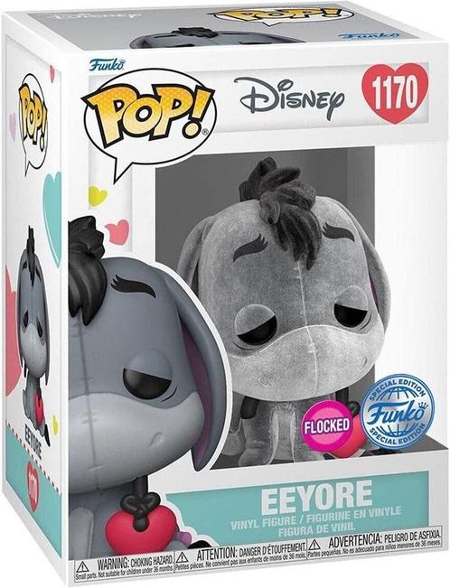 Funko Pop! - Winnie the Pooh Eeyore with Heart Flocked #1170, Verzamelen, Poppetjes en Figuurtjes, Nieuw, Verzenden