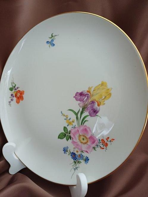 Meissen - Serveerschaal - Porselein - 1e keus bloemenpatroon, Antiek en Kunst, Antiek | Meubels | Tafels