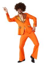 Oranje Disco Pak Heren Suitmeister, Kleding | Heren, Carnavalskleding en Feestkleding, Nieuw, Verzenden