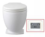 Jabsco Lite Flush Elektrisch Toilet 12V met 2-Knops Bedienin, Watersport en Boten, Bootonderdelen, Ophalen of Verzenden, Nieuw