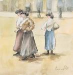 Louis van der Pol (1896-1982) - Ladies in the park