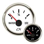 CN Watermeter met Chromen ring Wit of Zwart-Wit, Watersport en Boten, Ophalen of Verzenden, Nieuw