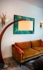 Natuzzi - Gebogen vloerlamp - Luna - Kersenhout, Nieuw