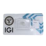 1 pcs Diamant (Natuurlijk) - 1.00 ct - Cushion - D, Nieuw