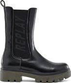 Replay - Maat 40 - Wentword Dames Laars - Zwart Kaki, Kleding | Dames, Schoenen, Verzenden, Nieuw