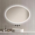 Loxa - Badkamerspiegel Rondo Led 100x70cm, Huis en Inrichting, Woonaccessoires | Spiegels, Verzenden, Nieuw, Rond