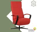 Leren relaxfauteuil Matrix elektrisch - Toledo Ferrari, Huis en Inrichting, Fauteuils, Nieuw, Ophalen of Verzenden, 50 tot 75 cm
