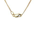 Gouden vintage collier met robijn en diamant 18 krt, Ophalen of Verzenden, Nieuw