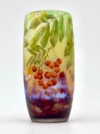 Daum Nancy - Vaas - Glas - Geëmailleerde lijsterbessen