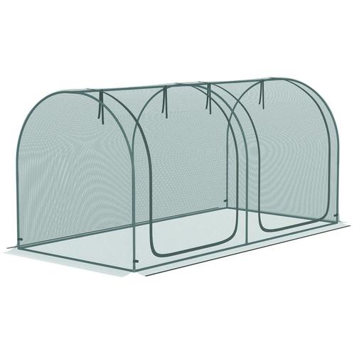 TRUUSK Mini Kas 2,49x1,2m Plantenbeschermingstent Met Deur V, Tuin en Terras, Kassen, Nieuw, Verzenden