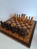 Schaakspel - Schitterend Nostalgisch schaakspel / King 10 cm, Antiek en Kunst