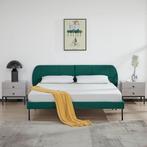 Gestoffeerd bed Porvoo met bedbodem en matras 160x200 cm don, Huis en Inrichting, Slaapkamer | Bedden, Verzenden, Nieuw