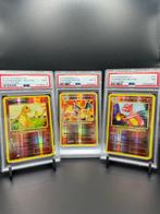 Pokémon - 3 Graded card - Charmander, Charizard, Charmeleon, Nieuw