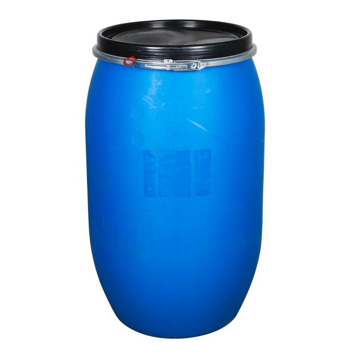 Kunststof Vat 220 liter met Deksel - Gereinigd, Zakelijke goederen, Kantoor en Winkelinrichting | Magazijn, Stelling en Opslag