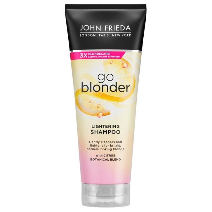 John Frieda Sheer Blonde Go Blonder Lightening Shampoo, Sieraden, Tassen en Uiterlijk, Uiterlijk | Haarverzorging, Shampoo of Conditioner