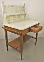 Schrijftafel - Naaldhout - Gemarmerd en Gehout