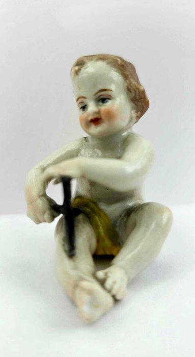 Beeldje - Lot des figurines des putti manufacture de Höchst, Antiek en Kunst, Antiek | Glas en Kristal