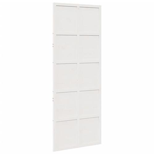 Schuifdeur 80x208 Wit Grenen - Retourdeal - 55% Korting!, Doe-het-zelf en Verbouw, Deuren en Horren, Schuifdeur, Nieuw, Hout, Binnendeur