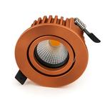 LED Inbouwspot | VARDA | 6W | CCT-Switch | Rond | Koper, Ophalen of Verzenden, Nieuw, Plafondspot of Wandspot, Led