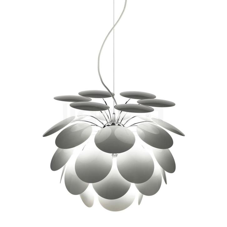 Marset Discocø³ Hanglamp, wit - ø¸53 cm (Hanglampen), Huis en Inrichting, Lampen | Hanglampen, Nieuw, Verzenden