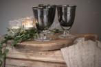 DUTZ wijnglas op voet grijs bubbels 13 cm, Huis en Inrichting, Woonaccessoires | Overige, Nieuw, Ophalen of Verzenden